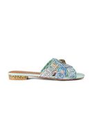 Kurt Geiger London șalpi pentru femei Chelsea Woven Flat Sdl