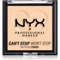 NYX Professional Makeup Can't Stop Won't Stop Mattifying Powder zmatňujúci púder odtieň 02 Light 6 g