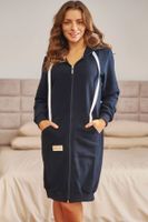 Dámský župan Doctor Nap 4136 - bavlna Černá XL