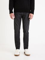 Celio Gotapered Farmernadrág Fekete