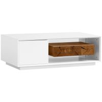 MID.YOU KONFERENČNÝ STOLÍK, biela, farba duba, drevo, kompozitné drevo, 120/40/60 cm