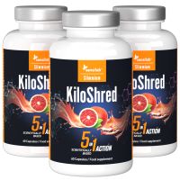 KiloShred Caps - capsule 5-în-1 pentru slăbire [3 flacoane]