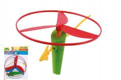 Vystreľovacie vrtuľky 20cm + štartér, plast v sáčku, 3+