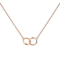 Daniel Wellington Krásný bronzový náhrdelník Elan Unity DW00400166
