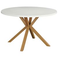 MID.YOU JEDÁLENSKÝ STÔL, biela, 120/120/76 cm