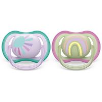 Philips Avent Ultra Air 0-6 m пустушка Rainbow Girl 2 кс