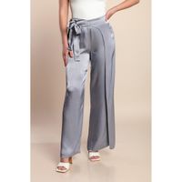Elegante Lange Hose, Hellgrau