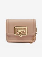 CHIARA FERRAGNI Eyelike Buckle Handtasche Beige