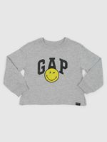 GAP Gap & Smiley® Majica dječja siva