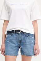 Bavlnené rifľové šortky Pepe Jeans REGULAR SHORT HW MABLE