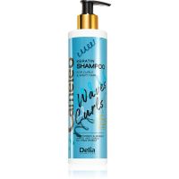 Delia Cosmetics Cameleo Fale Loki šampon za kodraste in valovite lase s keratinom 250 ml