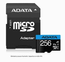 Karta ADATA MicroSDHC 32GB UHS-I Class 10, A1 + SD adaptér, Premier
