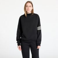 Bluza adidas Neuclassics Oversized Mock Neck Sweatshirt Black/ Cream White XL