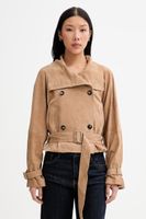 Marc O'Polo bunda oversize dámska semišová