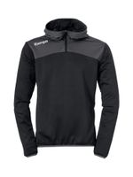 KEMPA Sportska sweater majica  antracit siva / crna / bijela