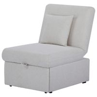 Livetastic ROZKLADACIE KRESLO, drevo, plast, textil, béžová