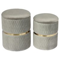 MID.YOU SADA TABURETŮ, 31,5x38/36x44 cm