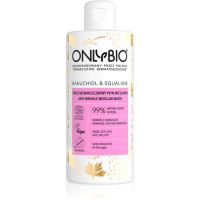 OnlyBio Bakuchiol & Squalane tisztító micellás víz a ráncok ellen 300 ml