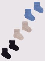 Yoclub Kids's Baby Boys' Turn Cuff Cotton Socks 3-Pack SKA-0009C-0000-002