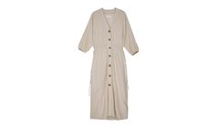 Makia Kielo Dress W Ženy - Šaty Makia - Světle hnědá - W75030_122-S - Size: S
