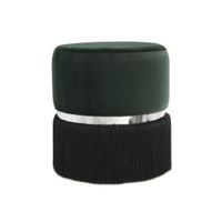 XXXL TABURET, kov, textil, kompozitní dřevo, 41/44,5/41 cm