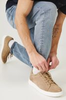 Medicine sneakers din piele intoarsă barbati, culoarea bej