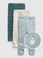 GAP Leggings 3 Stück für Kinder Weiß