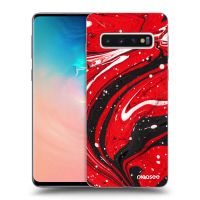Silikónový čierny obal pre Samsung Galaxy S10 G973 - Red black