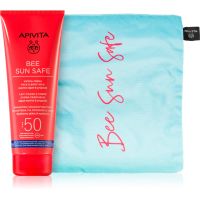 Apivita Bee Sun Safe Hydra Fresh SET слънцезащитен лосион за лице и тяло (SPF 50) подаръчен комплект