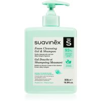 Suavinex Foam Cleansing Gel & Shampoo шампунь-піна для дітей від народження Baby Cologne 500 мл