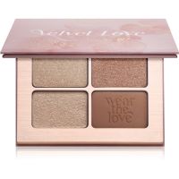 ZOEVA Velvet Love Eyeshadow Quad paleta sjenila za oči nijansa Dreamy Rose Golden Eyes 4x1,5 g