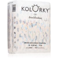 Kolorky Day Rain&Rainbow одноразові ЕКО-підгузки розмір XL 12-16 Kg 17 кс