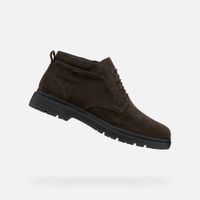Dark brown men's ankle boots Geox Spherica EC1 B ABX - Men