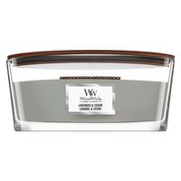 Woodwick Lavender & Cedar świeca zapachowa 453,6 g