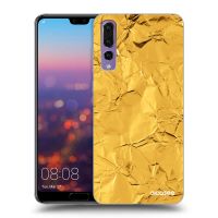 Silikónový čierny obal pre Huawei P20 Pro - Gold