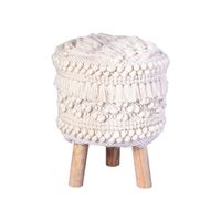 XXXL TABURETKA, drevo, textil, 38/50/38 cm