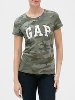 GAP Logo ss clsc tee Koszulka Zielony