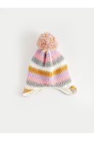 LC Waikiki Lcw Color Block Baby Girl Knitted Beanie