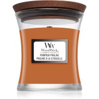 Woodwick Pumpkin Praline ароматна свещ с дървен фитил 85 гр.