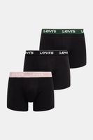 Levi's Boxerky pánske bavlnené s elastanom 3-pak