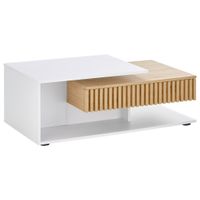 Boxxx KONFERENČNÝ STOLÍK, biela, dub artisan, kompozitné drevo, 110/60/40 cm