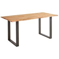 MID.YOU JEDÁLENSKÝ STÔL, akácia, čierna, farba akácie, 200/100/76 cm