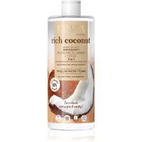 Eveline Cosmetics Rich Coconut micelarna voda in tonik 2 v 1 500 ml