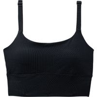 PrAna LUXARA BRALETTE Дамски спортен сутиен, тъмносиво, размер