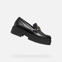 Black women's moccasins Geox Spherica EC7 - Women's