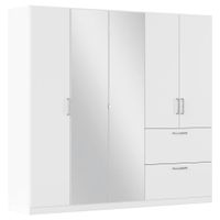 Rauch Möbel SKRIŇA S OTOČNÝMI DVERAMI, biela, 225/210/54 cm