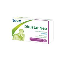 DITUSTAT Neo filmom obalené tablety 60 mg, 10 tabliet