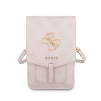 TORBA GUESS 4G Univerzalna torbica za mobilni telefon z roza paščkom