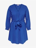 Blue Dress with Tie ONLY CARMAKOMA Defini - Women