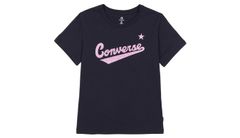 Koszulka Converse Script Logo Leopard